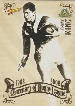 2008 NRL Centenary #68 Johnny King Front
